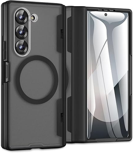 Amazon.com: SAMSUNG Galaxy Z Fold 4 Case - Leather Cover