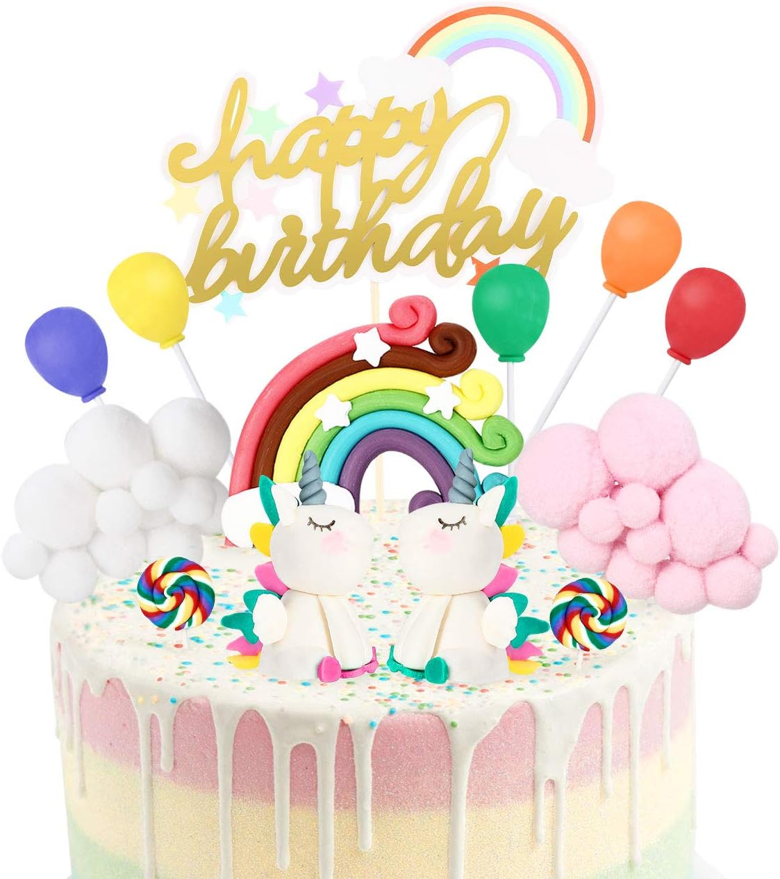 Decorations De Gateau Happy Birthday Cake Topper Pour Enfant Fille Ballons Et Sucettes Nuages Joylink Cake Topper Kit Decoration Gateau Avec Gateau Danniversaire Avec Arc En Ciel Dinosaures Jeux Et Jouets Levadadigital Com Br