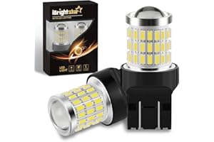 iBrightstar 7443 LED Bulb White, 7440 LED Reverse Light Bulbs Super Bright for Backup Lights Daytime Running Lights Parking Lights, 2 Pack