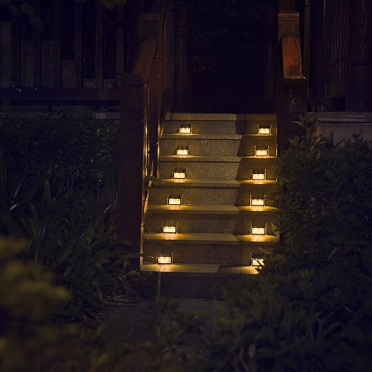 Amazon.com: Luces solares para exteriores LED para patios, jardín