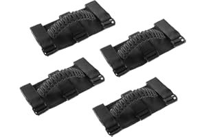 Savadicar 4 x Roll Bar Grab Handles Grip Handle for Jeep Wrangler YJ TJ JK JL & Gladiator JT 1955-2023, Interior Accessories, Black