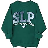 Lurfomk Speech Therapy Sweatshirt Speech Language Pathologist Sweatshirts for Women Men Language Pathologist Hoodie