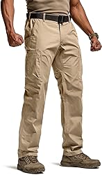 CQR Men's Military Cargo Pants, Water Resistant