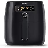 Philips Digital Airfryer with Turbostar Technology, HD9641/96, Black