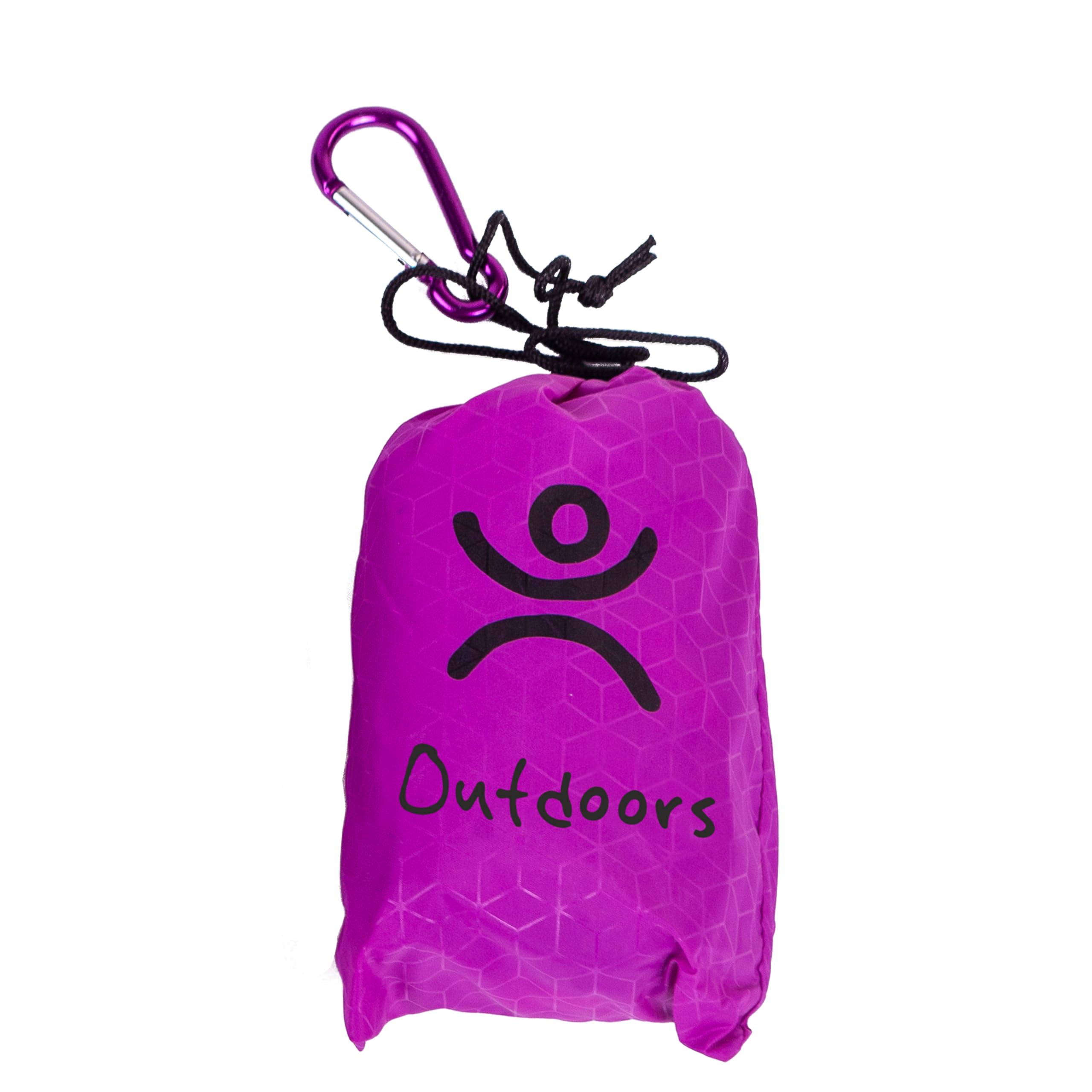 Outdoors Fun Sand Proof Beach Blanket 150 x 140 cm for 2 People, Waterproof Blanket, Portable Mat, Camping Mat, Beach Mat, Anti Sand Mat (Purple/Grey)