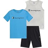 Champion Boys 3 Piece Graphic T Shirts and Short Sets for Kids