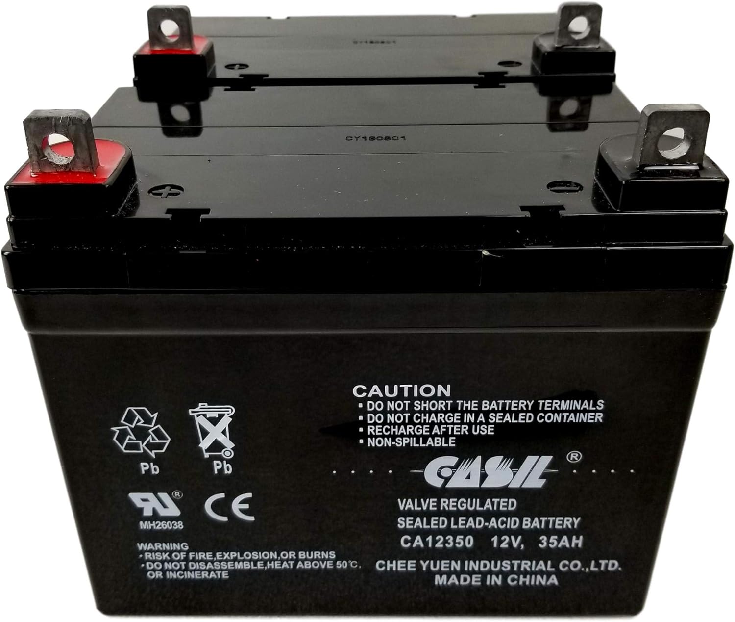CASIL 12v 35ah for Wheelchair Battery for Pride Mobility