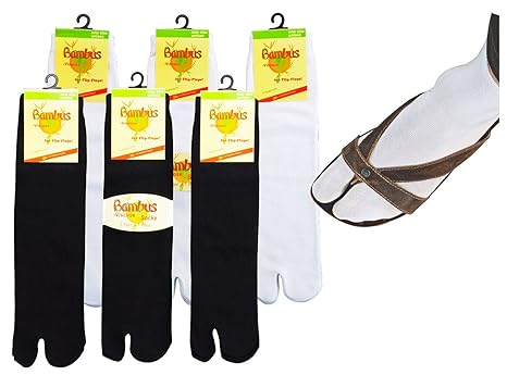 SOCKS PUR Sandalen-Socken auch als „Tabi-Socks“ oder „Samurei-Socks“ bekannt. 3er PACK