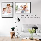 EGOFINE A2 Picture Frame Set 100% Solid Wood Black 42 x 59.4 cm view 5