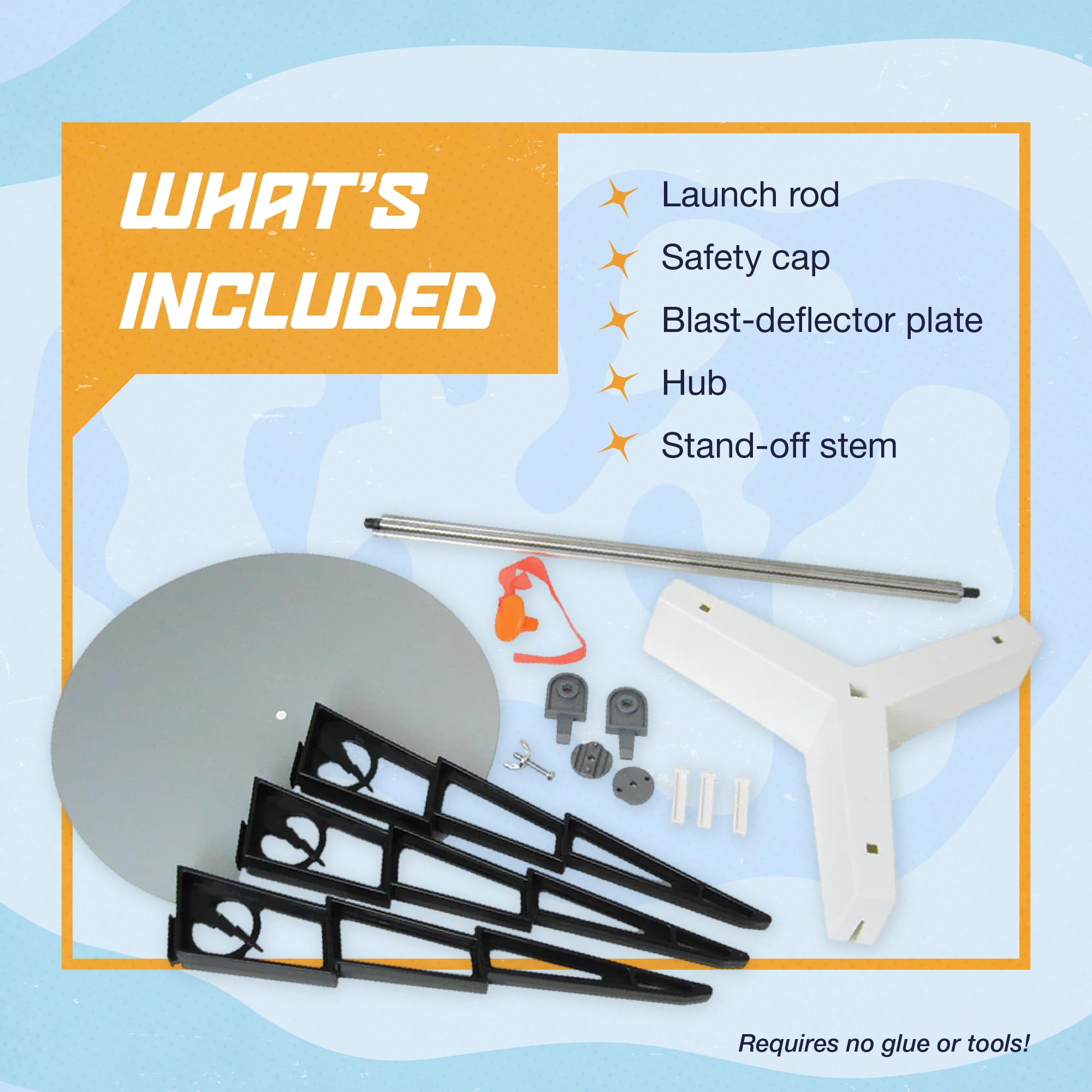 Estes 2238 Portal E Launch Pad, Flying-Rocket-Model Launch Pad, Rocket Model Kit Accessories for Ages 10+