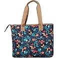 Lily Bloom Pattern Handbag for Women, Large Capacity Tote Bag Satchel Shoulder Bag