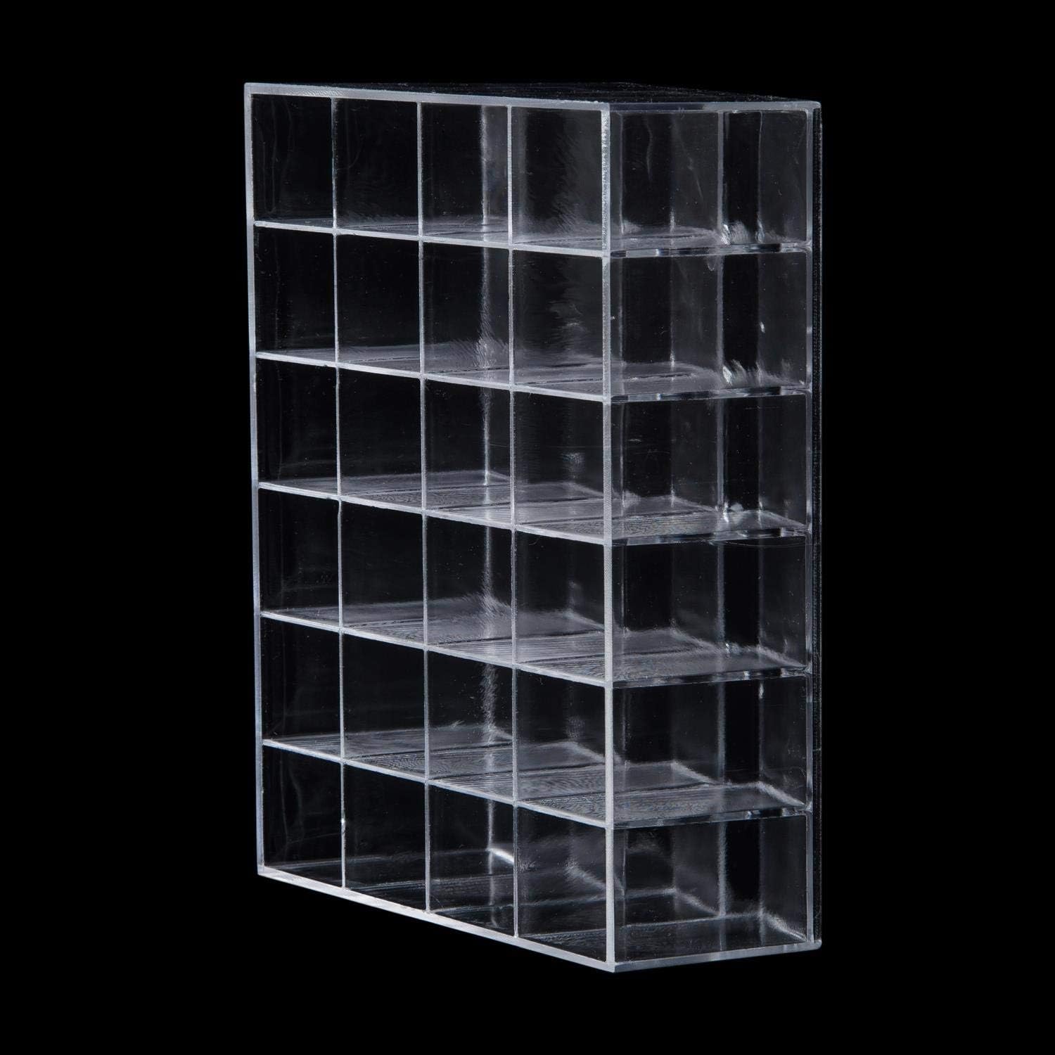 Storage Boxes Bins - Clear Transparent Arylic Trapezoid Lipstick Holder Cosmetic Organizer Display Stand - Storage Bins Boxes Storage Boxes Bins Movable Shelf Cosmetic Display Case Lipstick