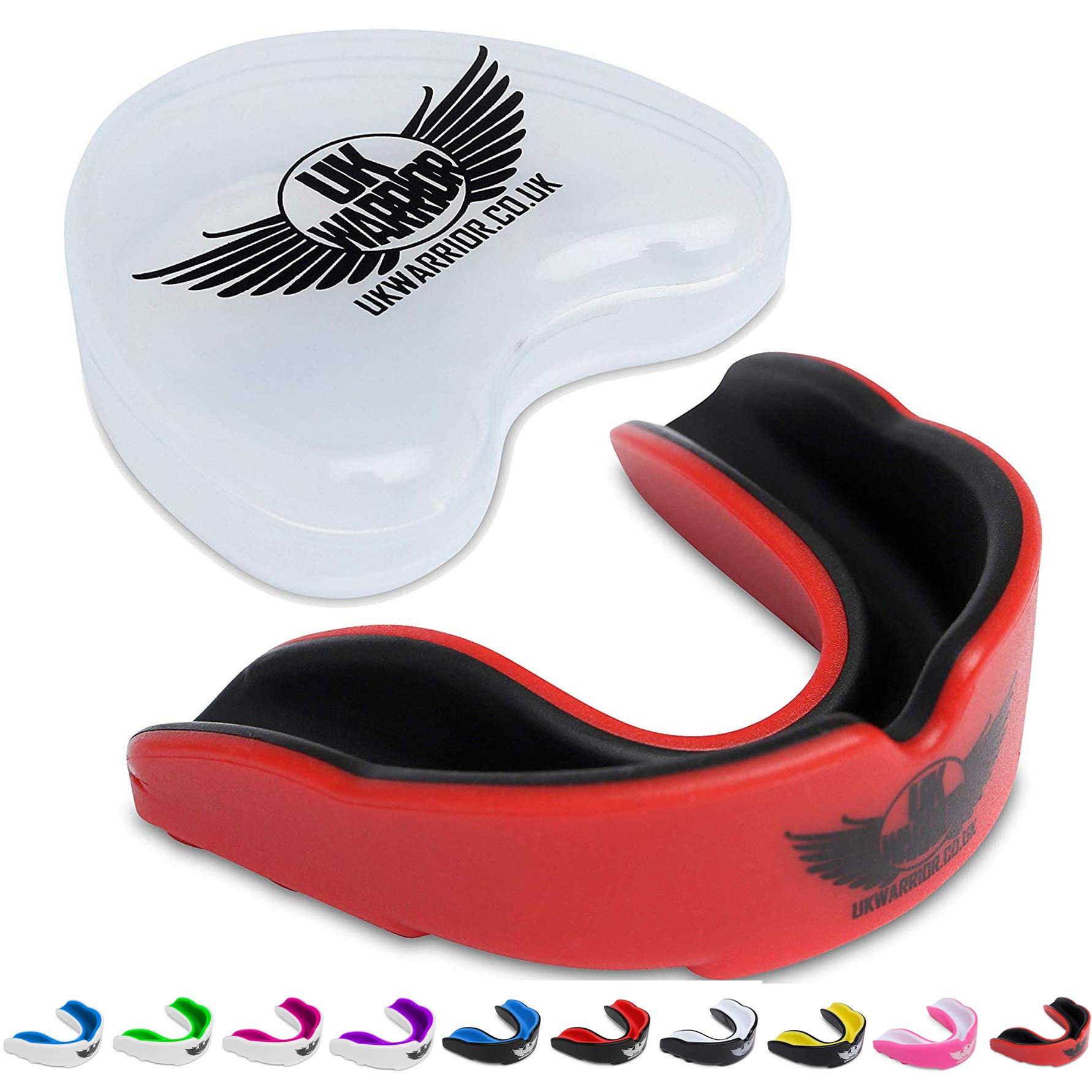 UK Warrior Gum Shield Mouth Guard Gum Guard Gumshield For Contact