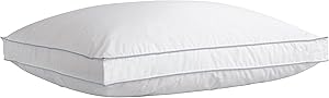 Allied Essentials Serenity Sleep Cooling Gusseted Pillow, Standard, White