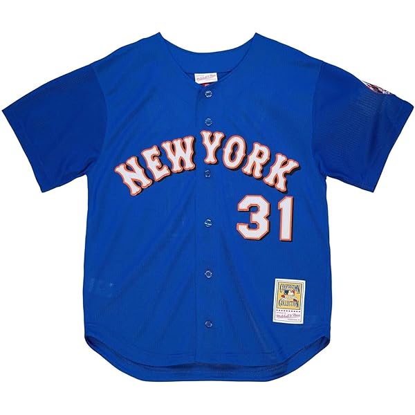 Mitchell & Ness New York Mets 2000 Mike Piazza Authentic Button