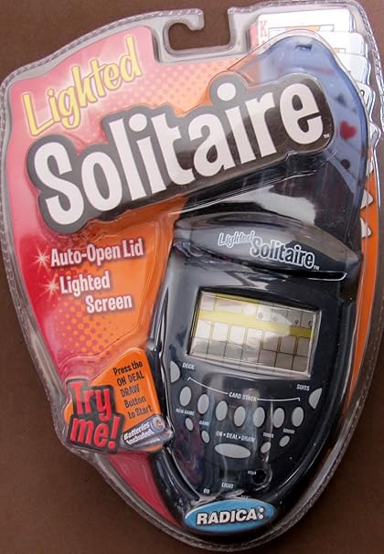 radica handheld solitaire game