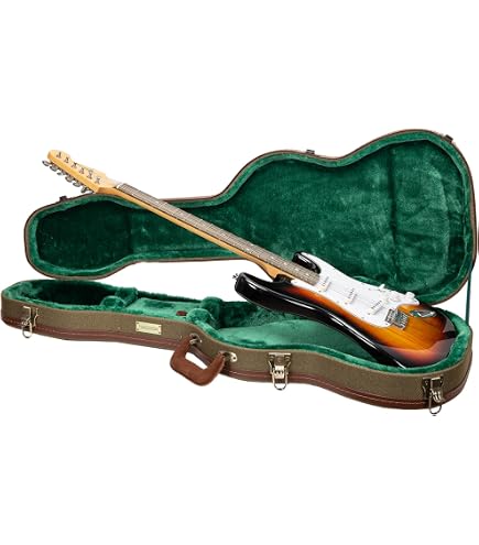 Amazon.com: Crossrock Vintage style wood case fits Fender