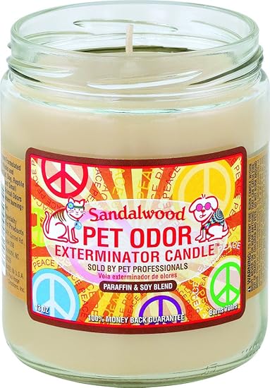 Buy Pet Odor Exterminator Candle Sandalwood 13 Oz By Specialty Pet Products Online At Low Prices In India Amazon In