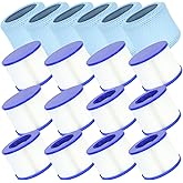 Lucasou 60% Denser Filter, High-Efficiency Screw-in Hot Tub spa Filters Replacement Compatible with All Relxtime, Aleko, Wejoy, Aquaspa Hot Tubs & Other Spas (12 Filters + 6 Filter Bags)