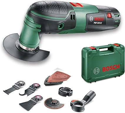 Bosch Pmf 220 Ce Set Outil Multifonction Vert Amazon Fr Bricolage