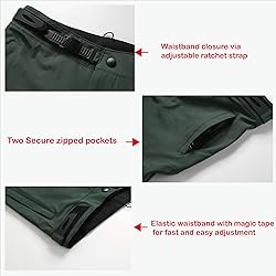 VEXALON Mountain Bike Pants，BMX Riding Pants for