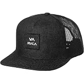 RVCA Men's VA All The Way Trucker Hat | A classic 5-panel trucker silhouette with modern surf, skate, and streetwear style