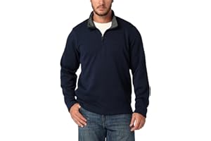Wrangler Authentics mens Long Sleeve Fleece Quarter-zip