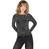 Forever 21 Womens Long Sleeve Top Front Doubled in Self