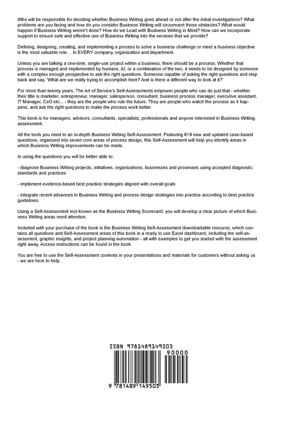 Sample Self Assessment Examples