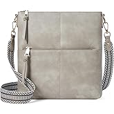 WESTBRONCO Crossbody Purses for Women Medium Shoulder Bag Vegan Leather Handbags with Guitar Strap | Medium, with Guitar Strap