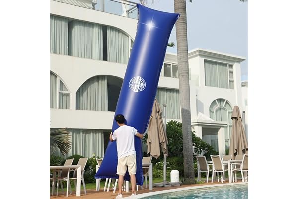4x15ft Pool Pillow for Above Ground Pools, 0.5mm Extra Thick & Strong Cold-Resistant Pool Pillows for Closing Winter 4x15', P