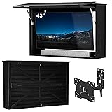 GDLF Outdoor TV Enclosure, 43-Inch Solid Wood