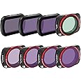 Freewell 8Pack All Day QuickSwap ND/PL, ND, CPL Filter Kit for Osmo Pocket 3: Effortless Installation, Vibrant Color, Gimbal Compatibility