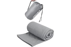 OTOEZ Travel Blanket Warm and Lightweight 67 x 47 in Large Airplane Blanket in Portable Compact Bag with Luggage Strap 3-1 Soft Breathable Blanket Sheet Pillow for Flight Train Car Camping Trip, Gray