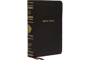 KJV Large Print Reference Bible, Black Leathersoft, Red Letter, Comfort Print (Sovereign Collection): Holy Bible, King James 