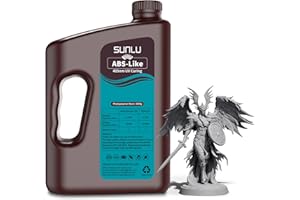 SUNLU Upgraded 3000G ABS Like Resin for 3D Printer, 405nm UV-Curing Resin LCD/DLP/SLA 3D Printers, 3D Printer Resin Fit Most Brand, Grey 3kg