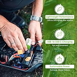 TEMIBATT Rechargeable C Batteries 4 Pack,1.5V