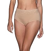 Vanity Fair womens Effortless Panties for Everyday Wear, Buttery Soft Fabric & Lace