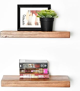 Amazon Com Welland 2 Set Allen 8 Deep Floating Shelves Reclaimed