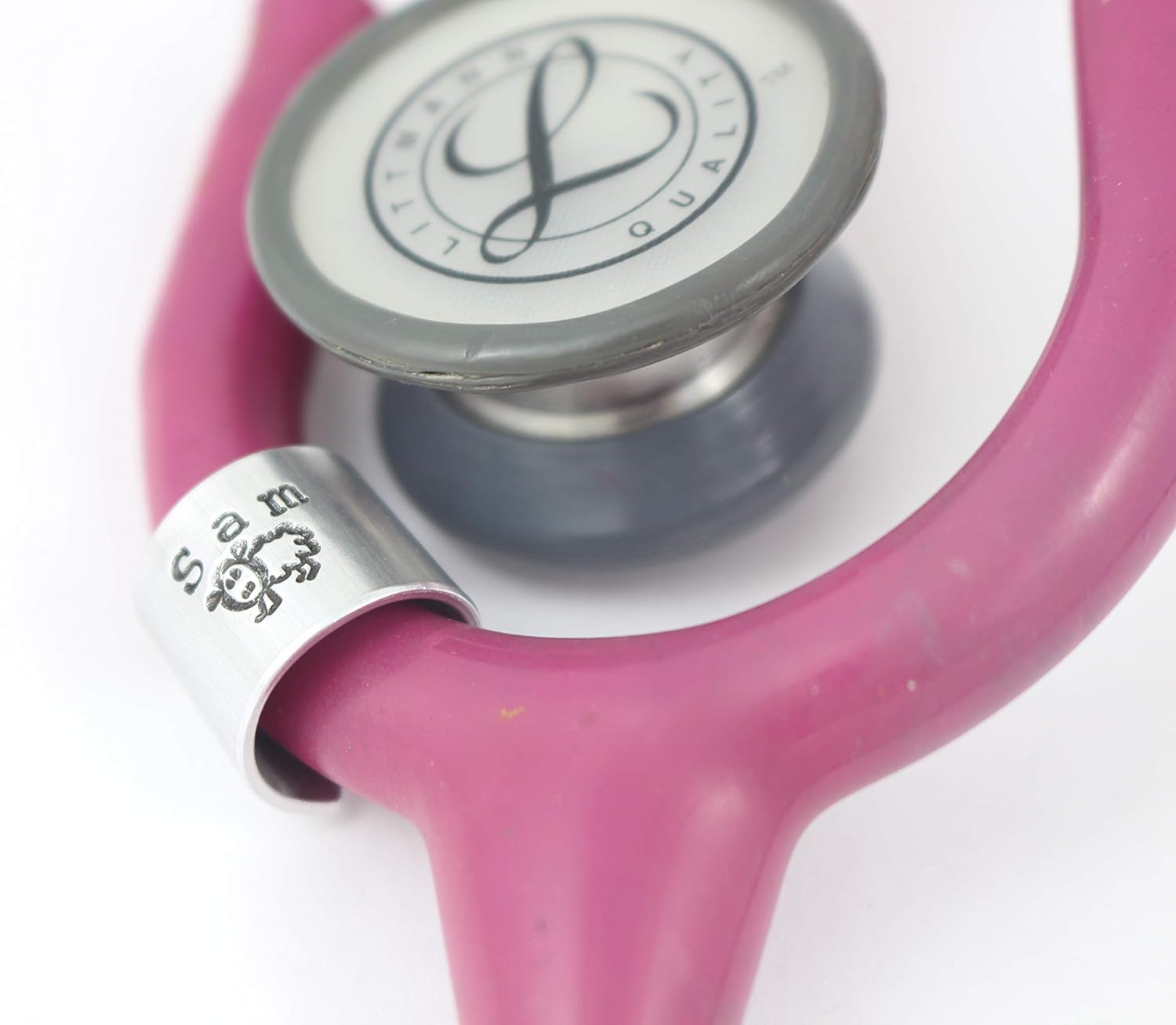 Veterinarian Stethoscope ID Tag Ring Littmann Charm