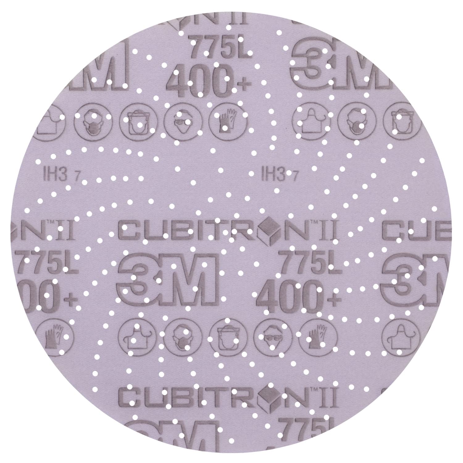 3M Xtract Cubitron II Film Disc 775L, 152 mm, 400+, Clean Sand, 50 Discs per Pack