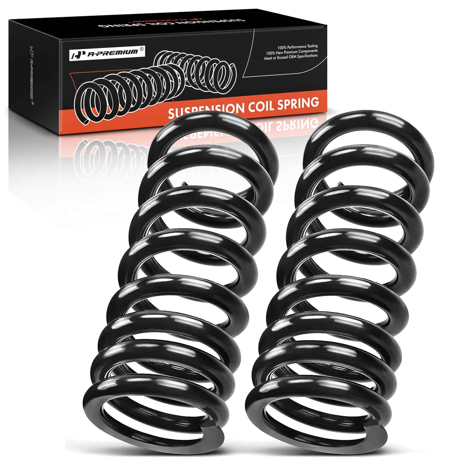Photo 1 of A-Premium 2Pcs Front Suspension Coil Spring Set Compatible with Chevrolet Tahoe C1500 C2500 GMC Yukon C1500 C2500 4.3L 5.0L 5.7L 6.5L, Driver and Passenger Side