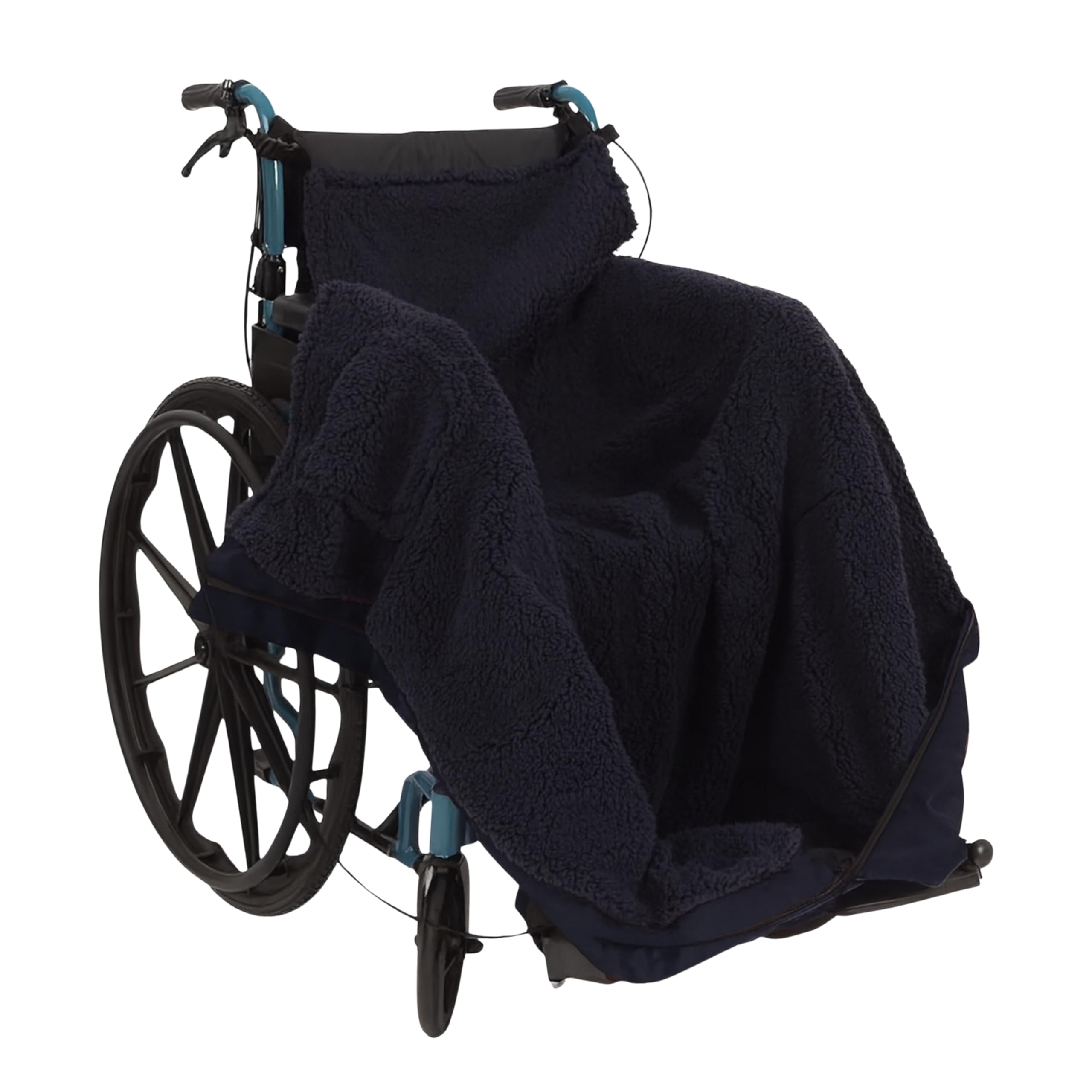 Homecraft Wheelchair Standard Cosy, Zip Blanket, Fleece Lined Warm and Comfortable Wheelchair, Mobility Scooter and Electric Scooter Blanket