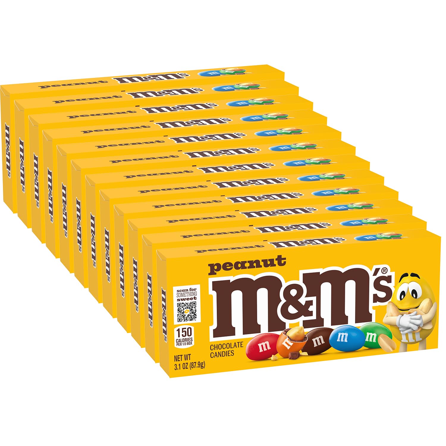 M&M'S Peanut Milk Chocolate Candy Movie Theater Box