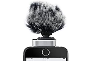 Microphone Furry Windscreen Windjammer for MV88 - Customized Pop Filter Deadcat Windshield Wind Jammer for MV88 iOS Digital S