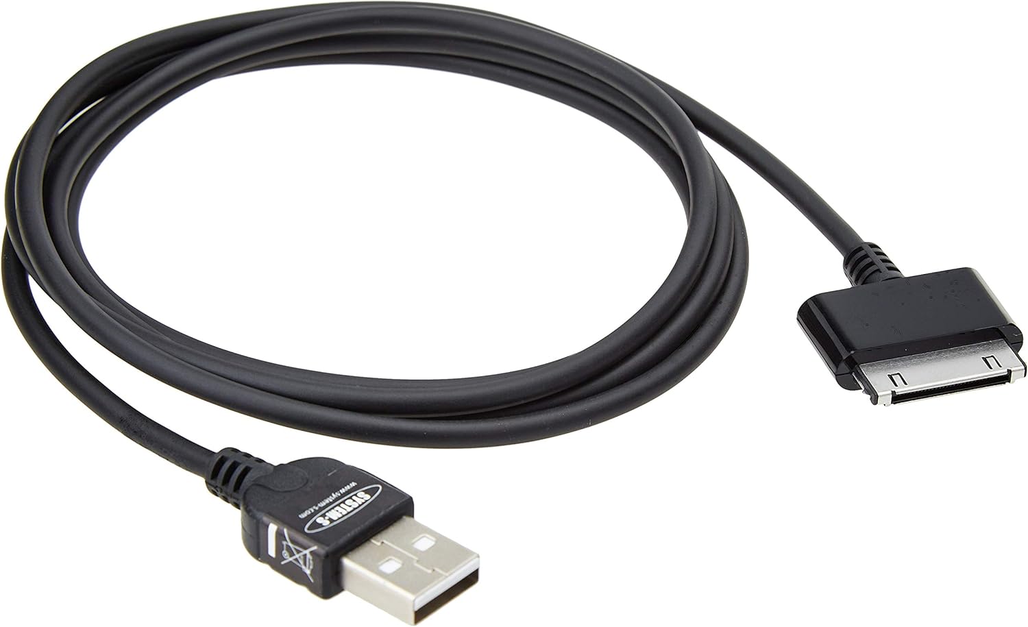 System-S USB Data Cable and Charging Cable for Samsung Galaxy Tab, 1.4 meters