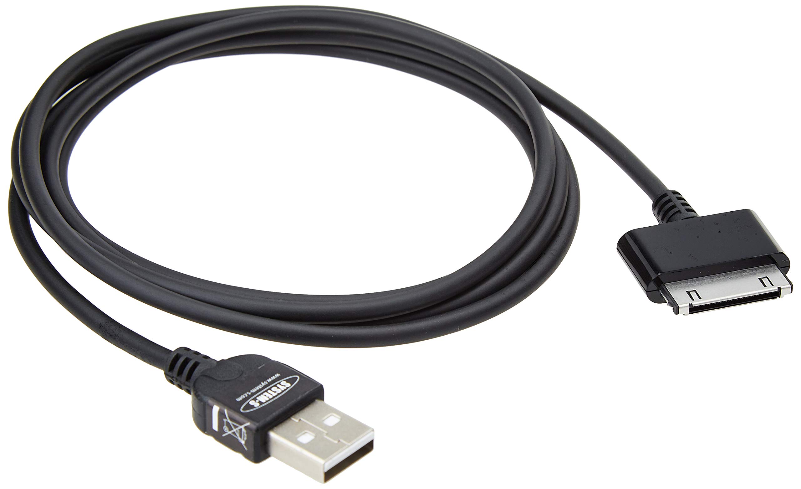 System-S USB Data Cable and Charging Cable for Samsung Galaxy Tab