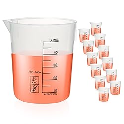Okulab 6 Pcs Plastic Beakers Set, 6pcs of