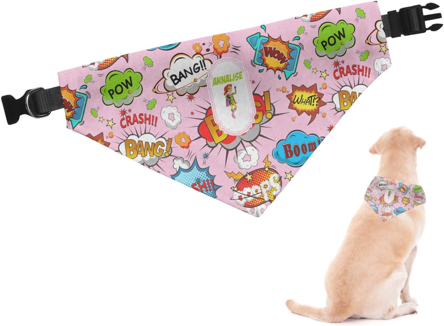 superhero dog bandana