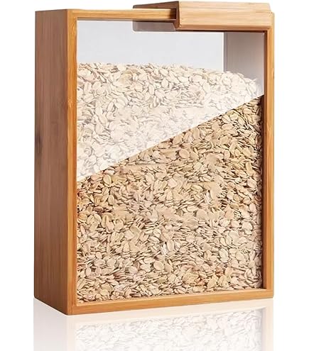 Lot De 2 Boîtes De Rangement Pour Céréales, Distributeur De